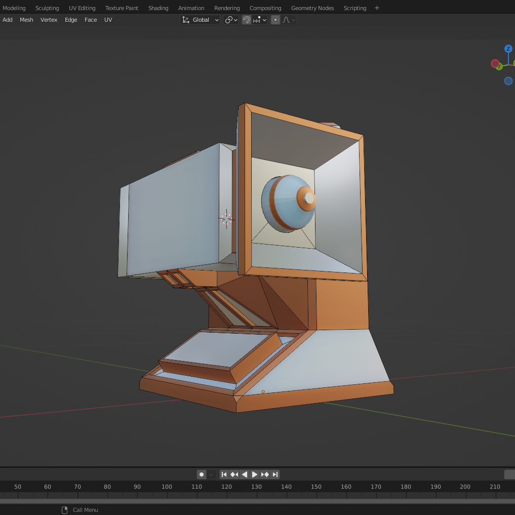 Missile weapon attachment for the player ship.